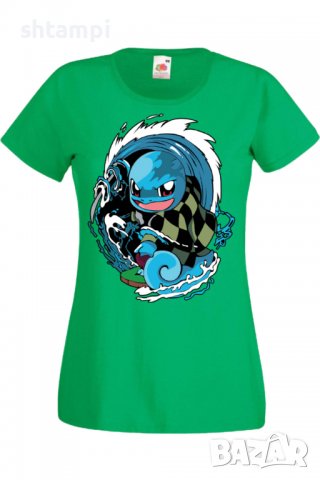 Дамска тениска Pokemon Squirtle,Анимация,игра,Празник,Повод., снимка 8 - Тениски - 38073796