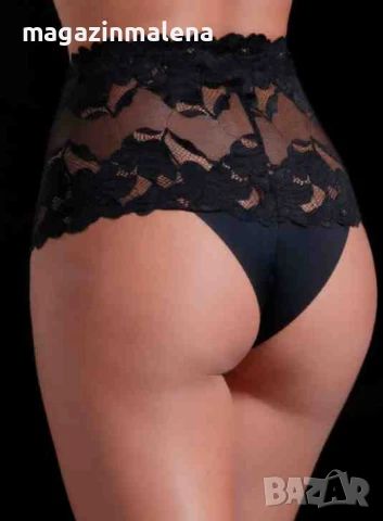 Love&bra S,M,L,XL,2XL черни,телесни,перленобели дантелени боксерки с висока талия дълбока боксерка, снимка 4 - Бельо - 22965139
