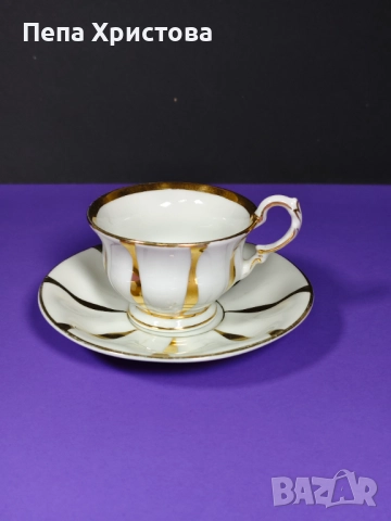 Чаша за кафе (мока) Carl Tielsch Altwasser "Barock Gold"