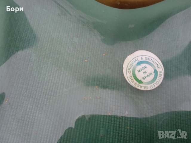 Стъклено испанско плато/чиния ново, снимка 4 - Чинии - 36635799