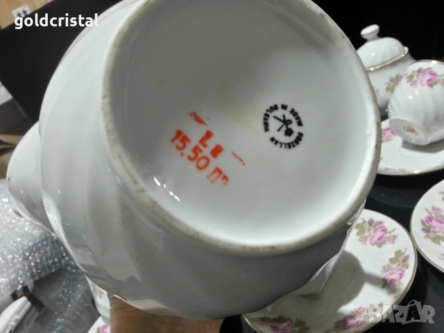 Стар български порцелан чаши за чай , снимка 6 - Антикварни и старинни предмети - 53135849