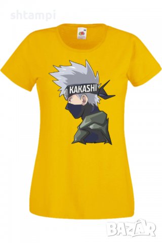 Дамска тениска Naruto Kakashi 02,Анимация,игра,Празник,Повод., снимка 9 - Тениски - 37945888