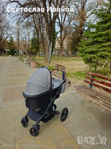 Бебешка количка с твърд кош Lorelli - Boston 2in1, снимка 3 - Детски колички - 50305431