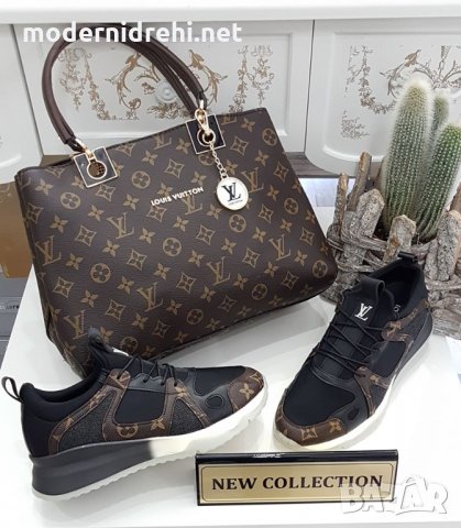 Дамски комплект спортни обувки и чанта Louis Vuitton код 25, снимка 1 - Дамски ежедневни обувки - 27984397