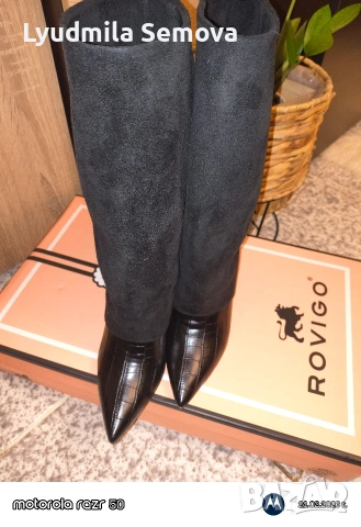 Дамски ботуши , снимка 4 - Дамски ботуши - 53584082