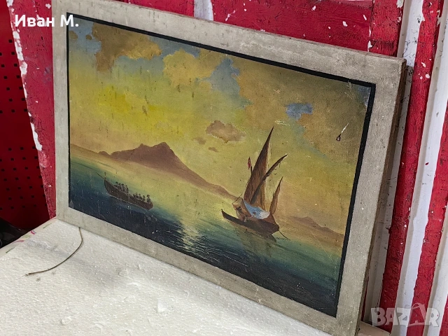 маслена картина върху платно 50х35 см, снимка 3 - Картини - 53086524