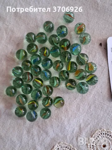 45 стъклени топчета - сирийчета