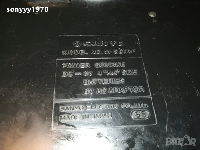 sanyo m-s200f stereo-made in japan-внос switzerland, снимка 14 - Радиокасетофони, транзистори - 28683558