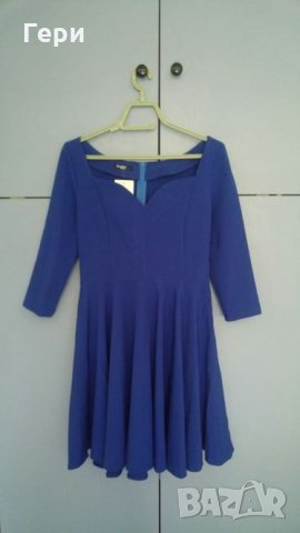 Прекрасна нова кралско синя рокля на Foggy, снимка 2 - Рокли - 26465284
