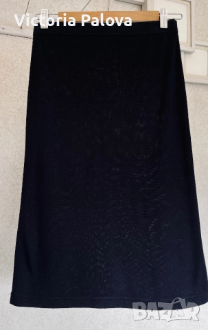 Черна пола миди MONARI, снимка 2 - Поли - 51984319