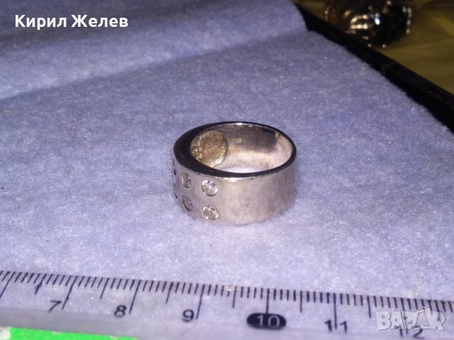 СКЪПОЦЕНЕН СРЕБЪРЕН МОДЕН БУТИКОВ ПРЪСТЕН Тип ХАЛКА СРЕБРО 925 с ЮВЕЛИРНО ИНКРУСТИРАНИ ЦИРКОНИ 34650, снимка 12 - Пръстени - 39535640
