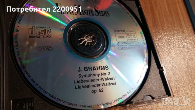 JOHANNES BRAHMS, снимка 3 - CD дискове - 28582466