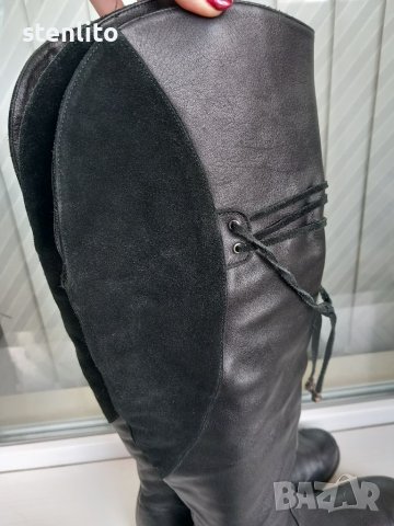 Дамски ботуши/чизми естествена кожа номер 38, снимка 11 - Дамски ботуши - 38971860