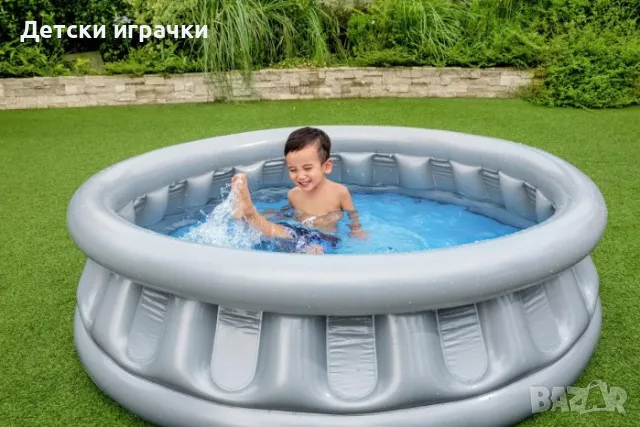 Надуваем басейн Bestway Spece Ship Pool,152 х 43 см, за деца, снимка 1