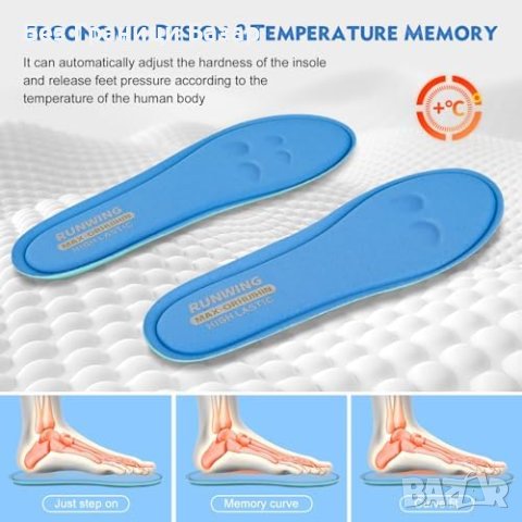Нови стелки за обувки ортопедична опора Подложка при болка Вложки, снимка 3 - Други - 43773770