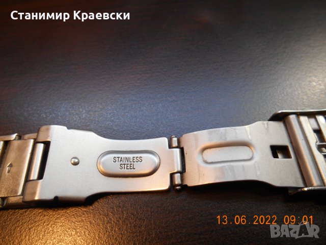 Esprit -watch strap original -  metal 16mm, снимка 8 - Каишки за часовници - 37285128