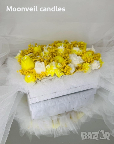 Ароматни букети изработени ръчно от соев восък 🌸, снимка 11 - Декорация за дома - 52531960