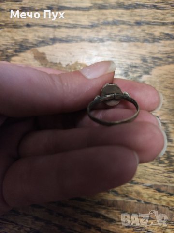 Стар сребърен пръстен (83), снимка 5 - Пръстени - 39386726