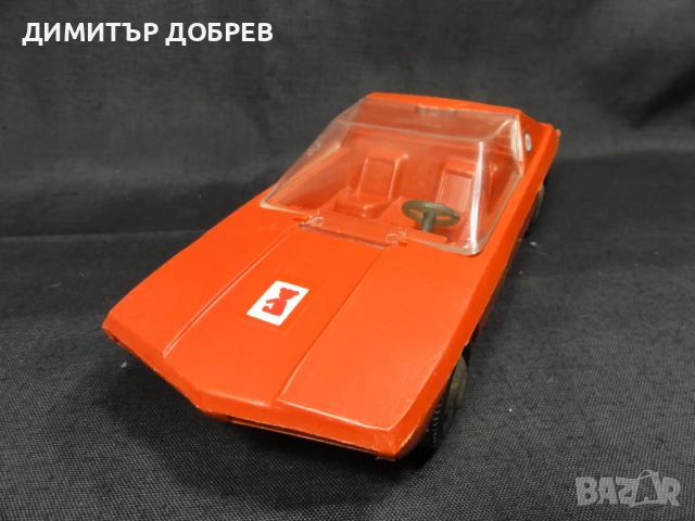 СТАРА РЕТРО СОЦ ПОЛСКА ПЛАСТМАСОВА ИГРАЧКА СПОРТНА КОЛА , снимка 9 - Колекции - 50593934