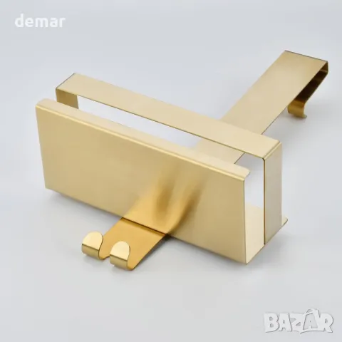 NEWRAIN Shower Caddy Hanging, Рафт за душ без пробиване за окачване на стъклената врата на душа, снимка 6 - Други стоки за дома - 47662655