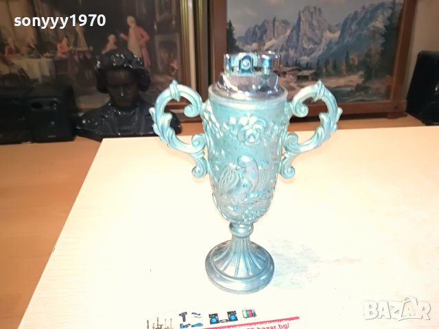 РЕТРО ЗАПАЛКА АМФОРА-ВНОС ГЕРМАНИЯ 1604231220, снимка 7 - Антикварни и старинни предмети - 40380712