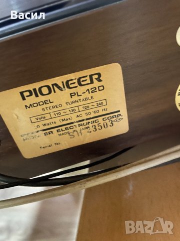 Pioneer PL-12D, снимка 9 - Грамофони - 37166723