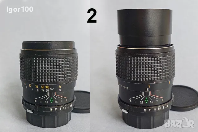 ОБЕКТИВИ РЪЧЕН ФОКУС - на OLYMPUS OM mount, снимка 5 - Фотоапарати - 49624607