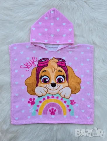 Детско пончо Skye PAW Patrol 1-4 години, снимка 2 - За банята - 50271431
