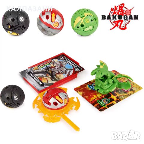 Bakugan Игрален комплект Special Attack Dragonoid&Nillious&Hammerhead 6066991, снимка 2 - Фигурки - 43322175