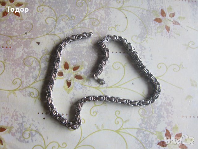 Невероятен синджир верига ланец от стомана , снимка 6 - Колиета, медальони, синджири - 33123380