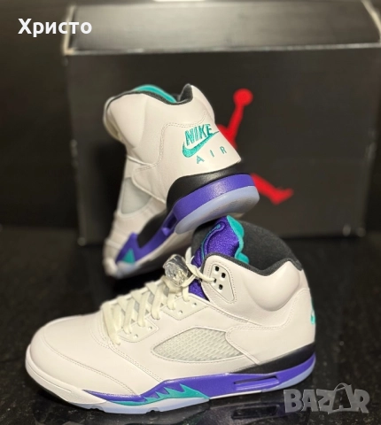 Мъжки маратонки Air Jordan 5 Retro OG “Grape”, снимка 2 - Маратонки - 52980518