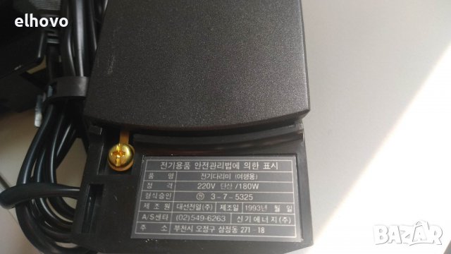 Туристическа ютия SK3000 Electric Travel Iron, снимка 6 - Ютии - 39693895