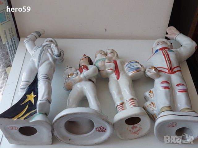 СССР-порцеланови фигури-космос 1960-70 год космонавтите продадени, снимка 9 - Колекции - 43560923