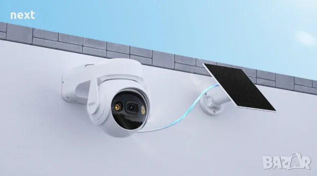 Безжична външна Wi-Fi камера Dahua IMOU Cell PT Lite с батерия и соларен панел + Гаранция 24 месеца, снимка 2 - IP камери - 49008358