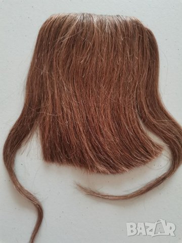 Нов кестеняв бретон от естествена човешка коса - мод.4, снимка 1 - Аксесоари за коса - 37289639
