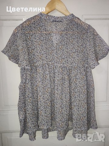 Дамска блуза с цветя HOUSE размер S цена 19.90 лв., снимка 2 - Корсети, бюстиета, топове - 43342242