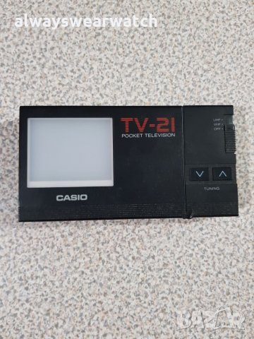 Casio TV-21 LCD Портативен / преносим винтидж телевизор Касио / Ретро