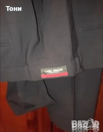 CARL GROSS Оригинал Нов Мъжки Официален Панталон р-р 52, снимка 2 - Панталони - 52793187