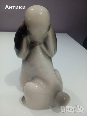 Порцеланов Голям Пудел Маркиран , снимка 7 - Статуетки - 52497183