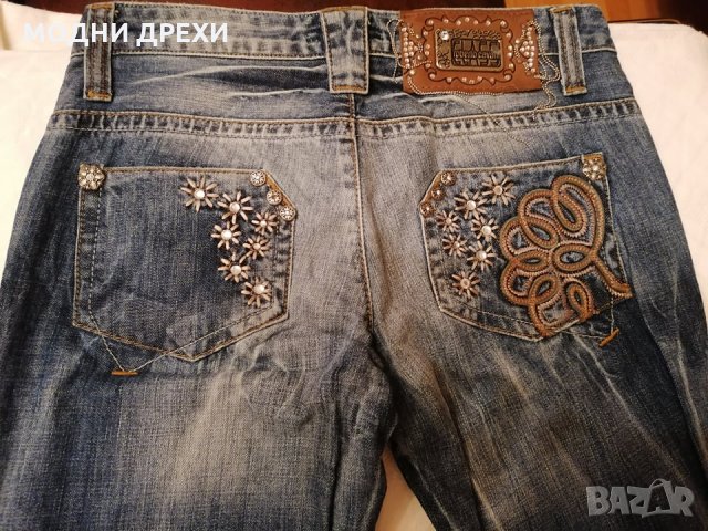 ОРИГИНАЛНИ дамски дънки ROBERTO CAVALLI, снимка 8 - Дънки - 20801958