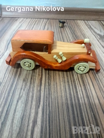 Дървени коли, картина, часовник , снимка 4 - Антикварни и старинни предмети - 52637275