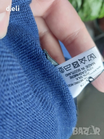 HAWICO Scotland и Dalle piane. Italy. Нови големи  шал 190/55 см. Вълна, Кашмир, снимка 2 - Шалове - 43042764