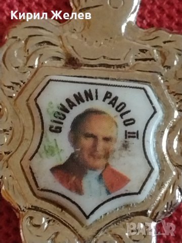 Сувенирна лъжичка GIOVANNI PAOLO II много красива за КОЛЕКЦИЯ ДЕКОРАЦИЯ 42059, снимка 3 - Други ценни предмети - 43833726