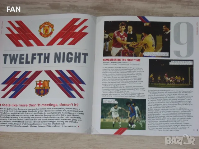 Манчестър Юнайтед - Барселона футболна програма Шампионска лига 2018/19 Лионел Меси, Луис Суарес, снимка 7 - Фен артикули - 47748732