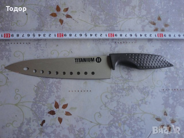 Страхотен нож Titanium, снимка 1 - Ножове - 43185350