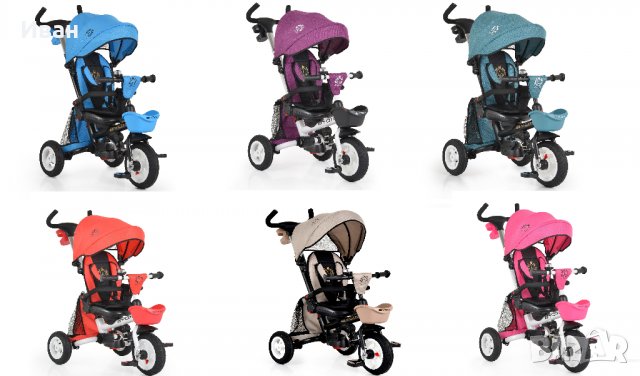 НОВО!Детска триколка с въртяща се седалка Flexy Lux, снимка 1 - Детски велосипеди, триколки и коли - 39807139