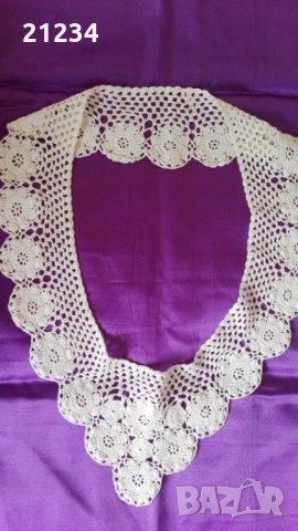 плетени якички на една кука, снимка 5 - Други - 33506211