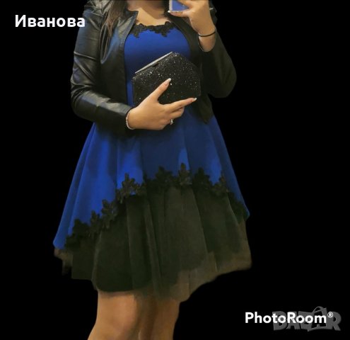 Официална рокля - синя, снимка 5 - Рокли - 35450723