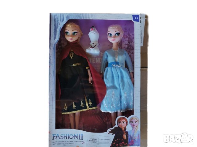 Големи кукли на Елза и Анна от замръзналото кралство на Дисней 