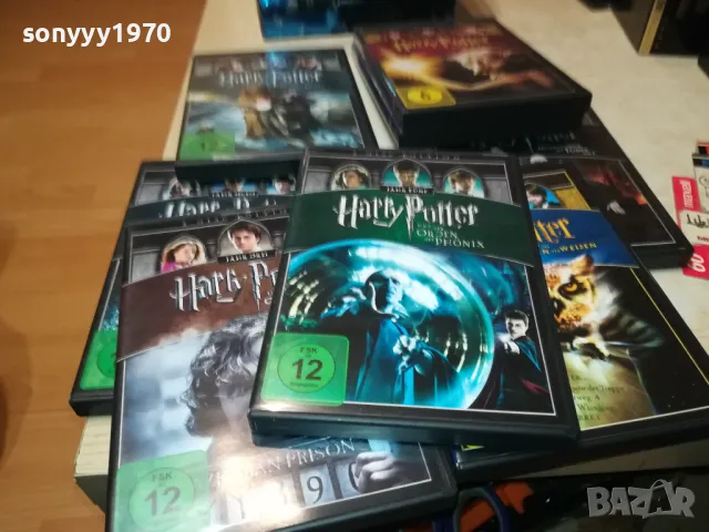 HARRY POTTER X16 DVD-ВНОС GERMANY 2402251909LNWC, снимка 13 - DVD филми - 49261182